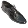 Black Leather Oxfords