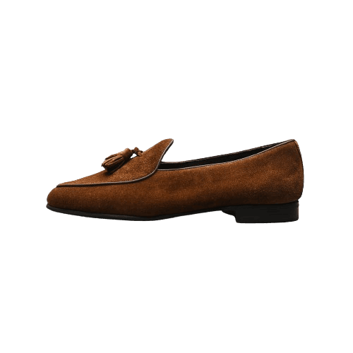 Brown Tassel Loafer: Classic Charm with Modern Twist!