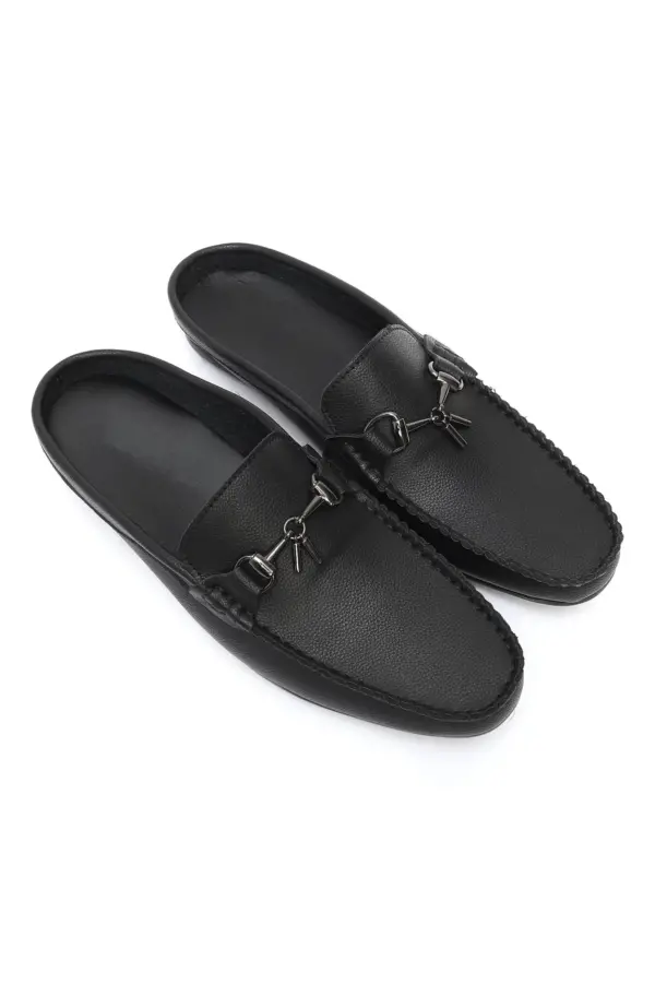 Classic Tassel Formal Loafers - Black - front