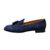 Navy Tassel Loafer - Left Side View