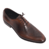 Oxford Brogue Shoes in Brown - Single shoe - front view
