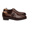 Single Monk Strap Shoes - Brown - Right-Sided View