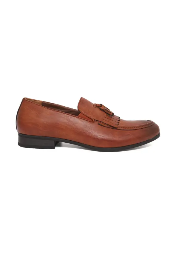 Tassel Formal Loafer - Chocolate Brown - Right Side View