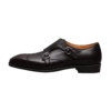 Double Monk Strap Shoes - chocolate brown - right side view