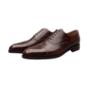 Formal Oxford Shoes - Brown - left sided front view