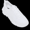 Girls white Sneakers - front view