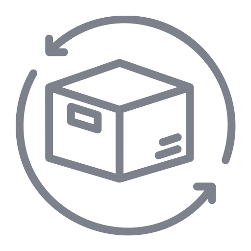 Parcel Return Icon - It presents easy parcel returns service for customers